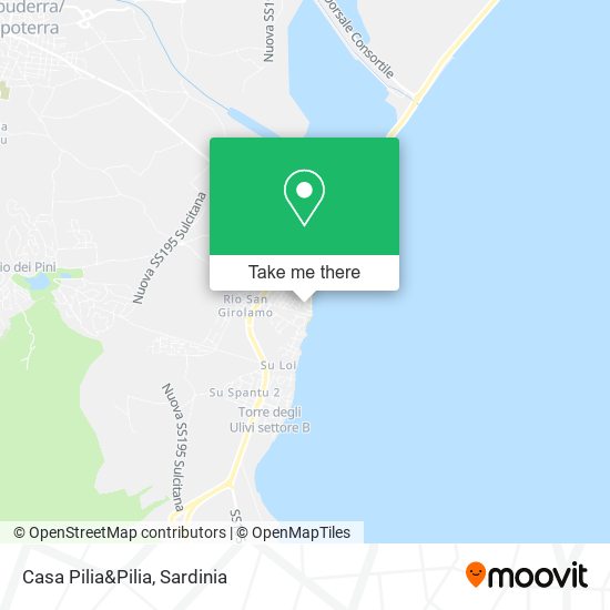 Casa Pilia&Pilia map