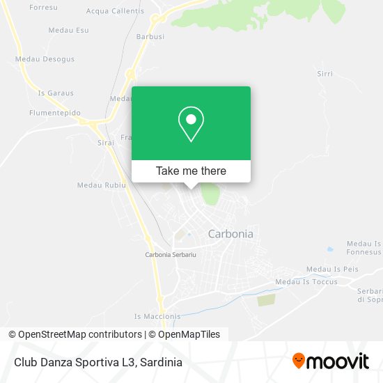 Club Danza Sportiva L3 map