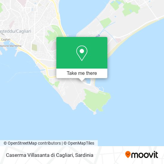 Caserma Villasanta di Cagliari map