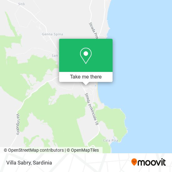 Villa Sabry map