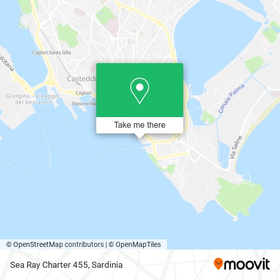 Sea Ray Charter 455 map