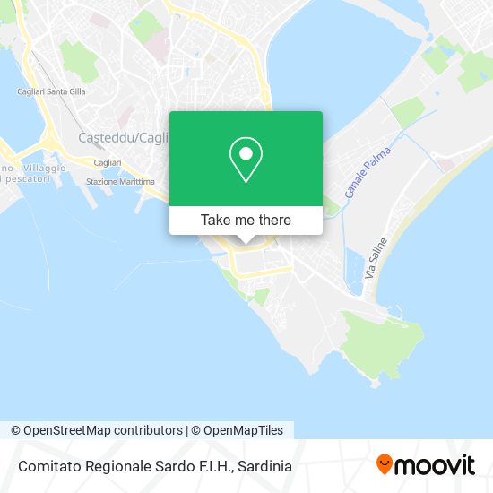 Comitato Regionale Sardo F.I.H. map