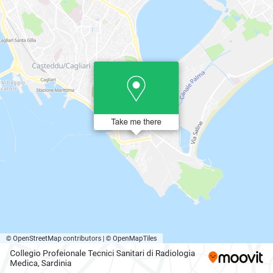 Collegio Profeionale Tecnici Sanitari di Radiologia Medica map