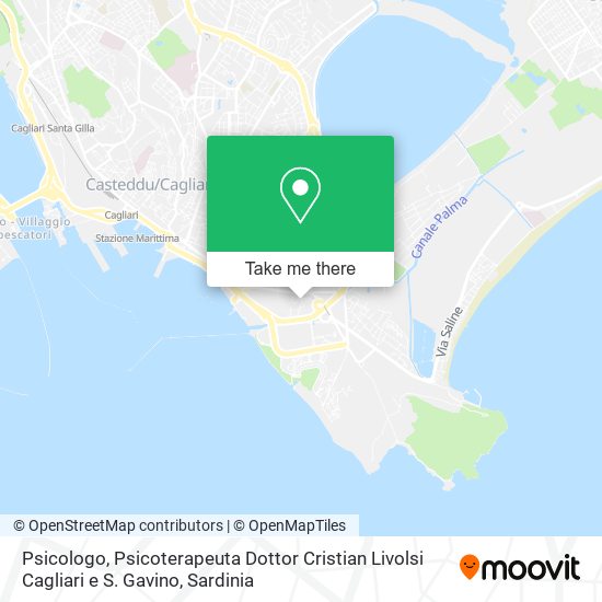 Psicologo, Psicoterapeuta Dottor Cristian Livolsi Cagliari e S. Gavino map