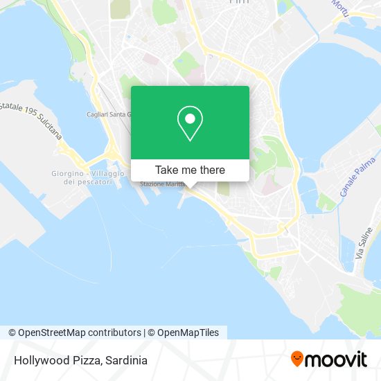 Hollywood Pizza map