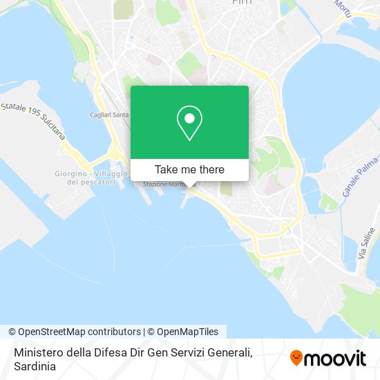 Ministero della Difesa Dir Gen Servizi Generali map