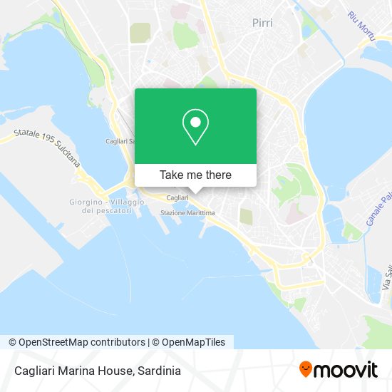 Cagliari Marina House map