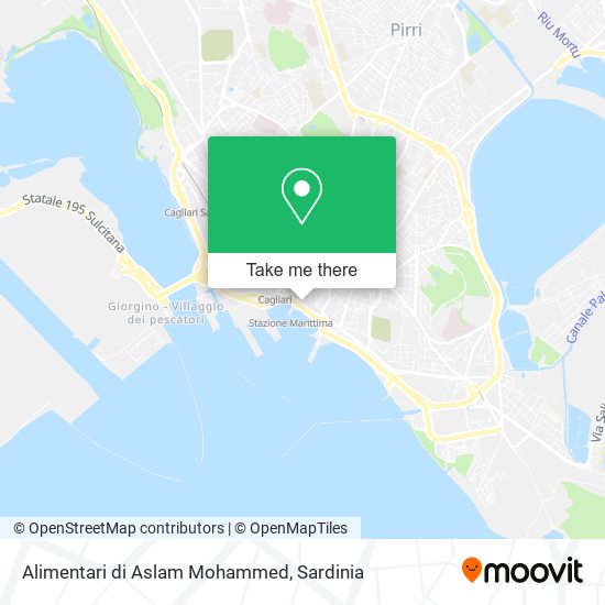 Alimentari di Aslam Mohammed map