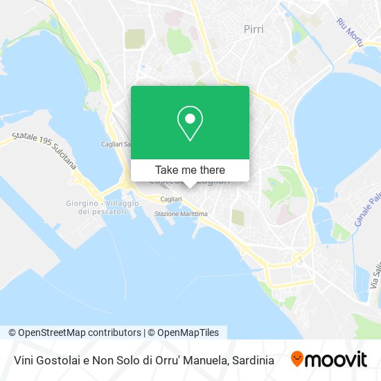 Vini Gostolai e Non Solo di Orru' Manuela map