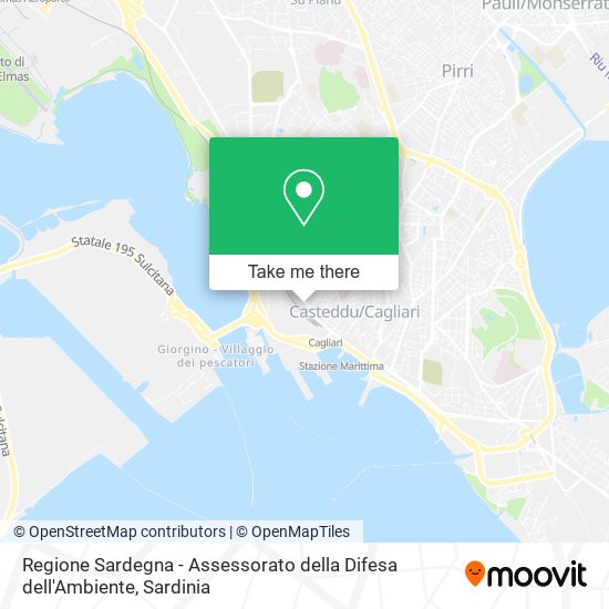 Regione Sardegna - Assessorato della Difesa dell'Ambiente map