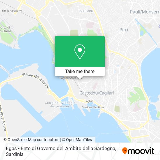 Egas - Ente di Governo dell'Ambito della Sardegna map