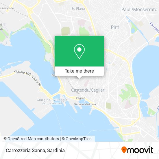 Carrozzeria Sanna map