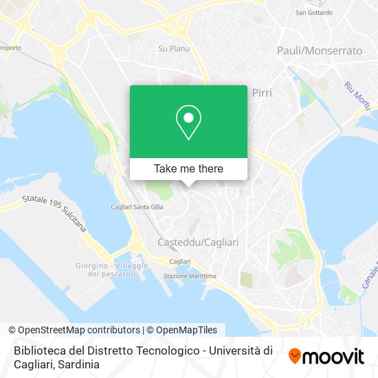 Biblioteca del Distretto Tecnologico - Università di Cagliari map
