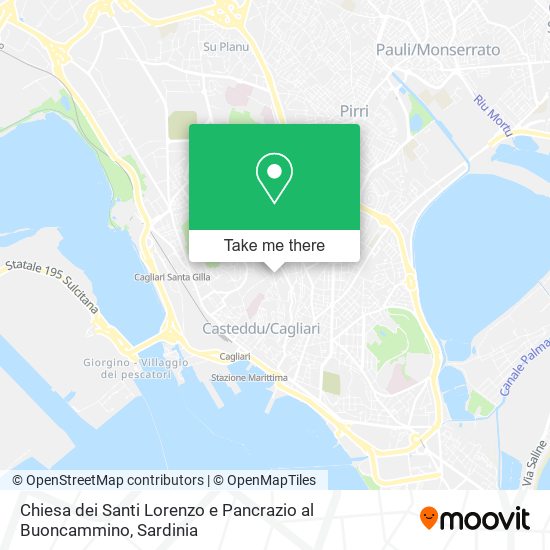 Chiesa dei Santi Lorenzo e Pancrazio al Buoncammino map