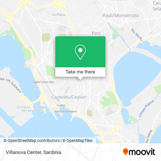 Villanova Center map