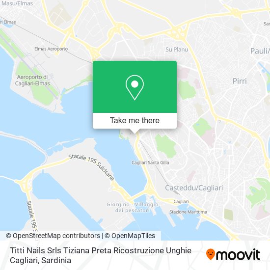 Titti Nails Srls Tiziana Preta Ricostruzione Unghie Cagliari map