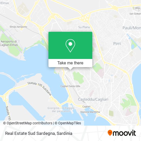 Real Estate Sud Sardegna map