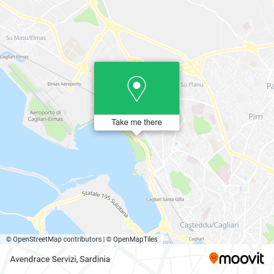 Avendrace Servizi map
