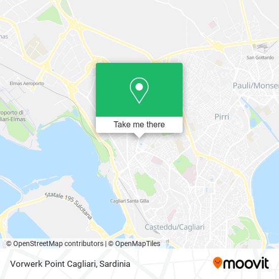 Vorwerk Point Cagliari map