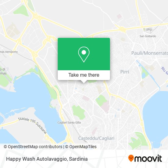 Happy Wash Autolavaggio map