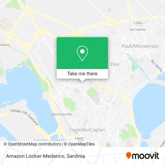 Amazon Locker-Mederico map