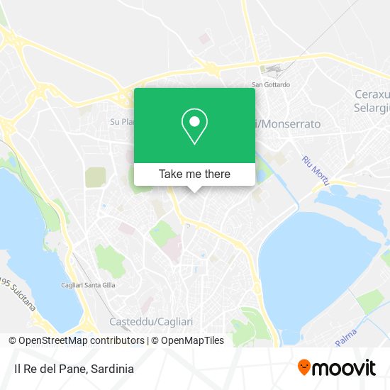 Il Re del Pane map