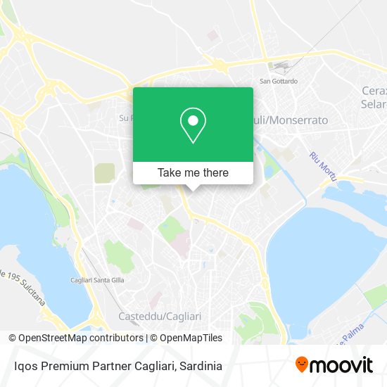 Iqos Premium Partner Cagliari map