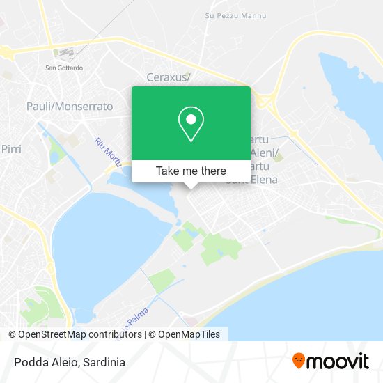 Podda Aleio map