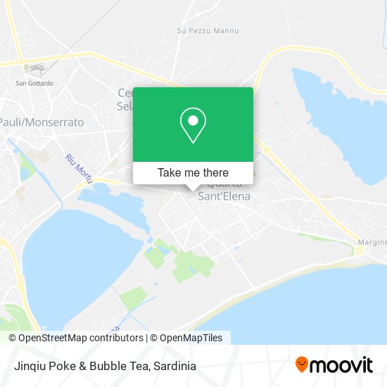 Jinqiu Poke & Bubble Tea map