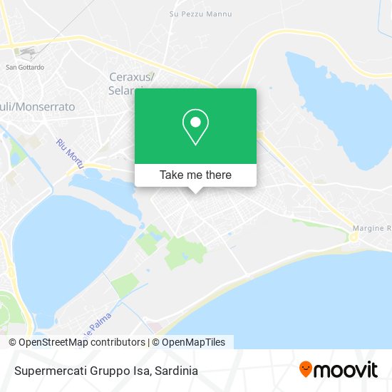 Supermercati Gruppo Isa map