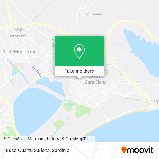 Esso Quartu S.Elena map