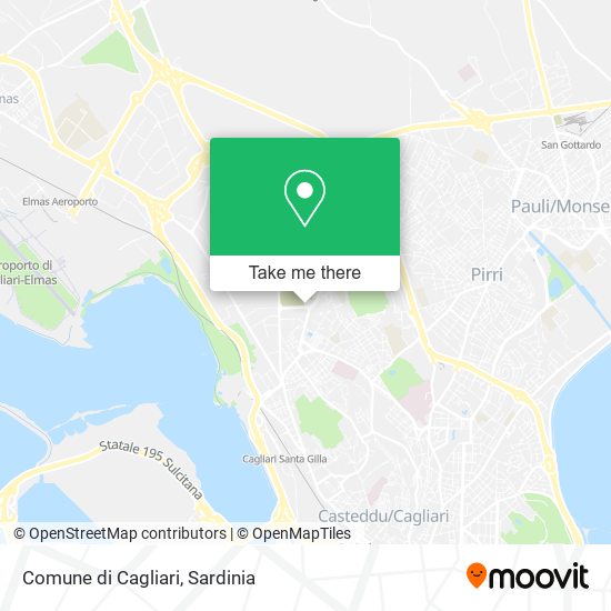 Comune di Cagliari map