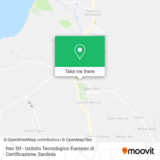 Itec Srl - Istituto Tecnologico Europeo di Certificazione map
