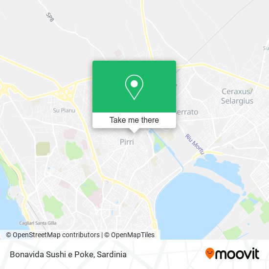 Bonavida Sushi e Poke map