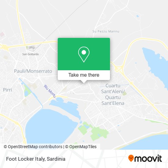 Foot Locker Italy map