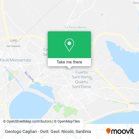 Geologo Cagliari - Dott. Geol. Nicolò map