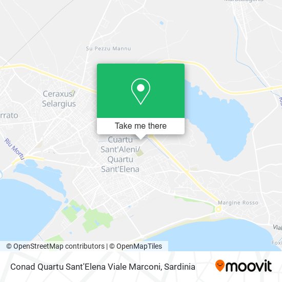 Conad Quartu Sant'Elena Viale Marconi map