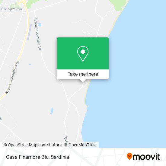Casa Finamore Blu map