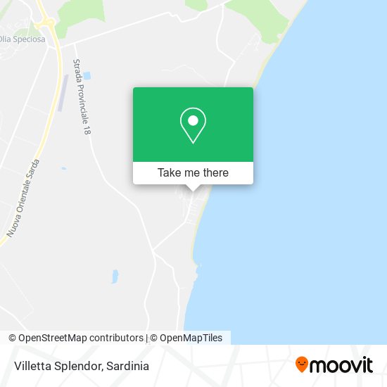 Villetta Splendor map