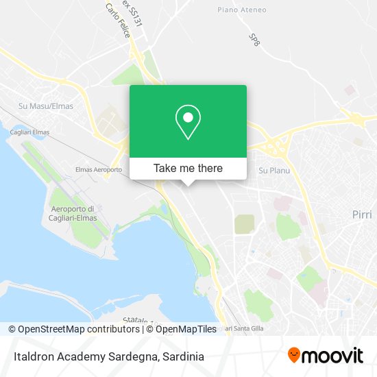 Italdron Academy Sardegna map