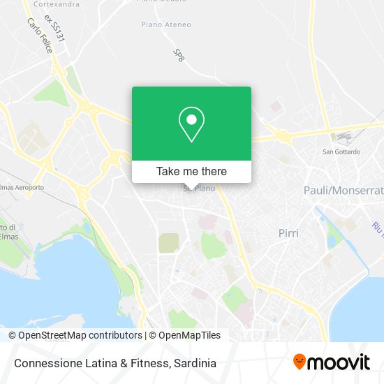 Connessione Latina & Fitness map