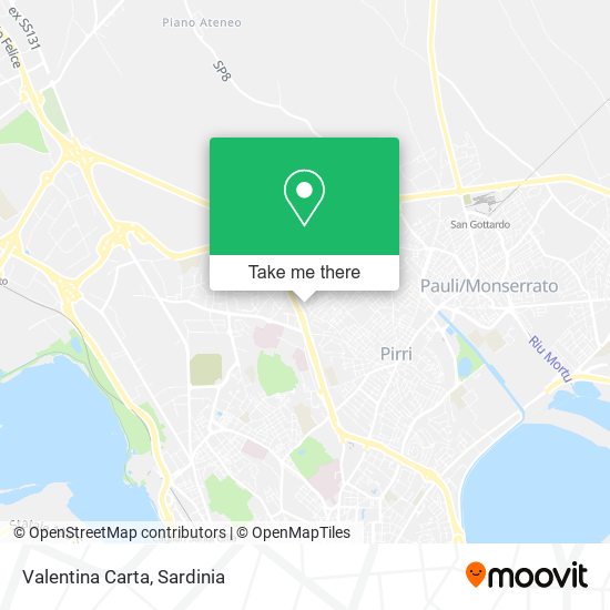 Valentina Carta map