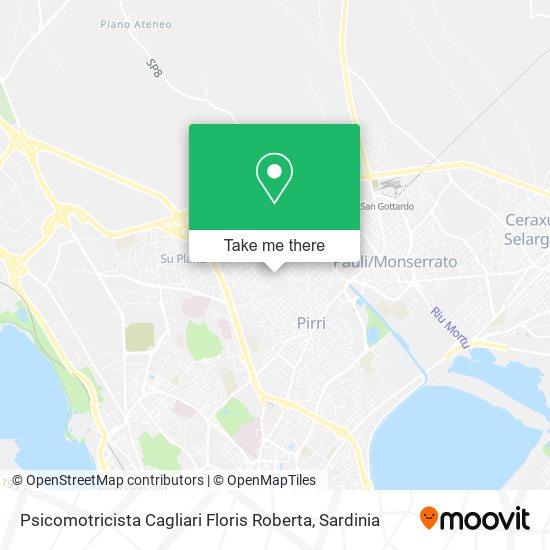 Psicomotricista Cagliari Floris Roberta map