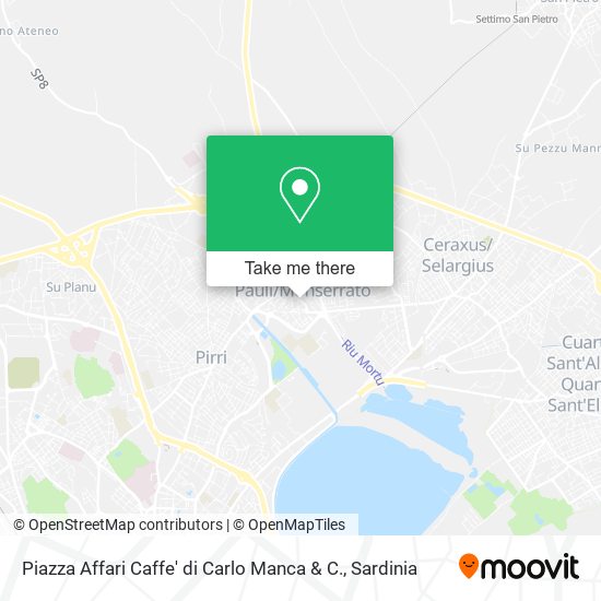 Piazza Affari Caffe' di Carlo Manca & C. map