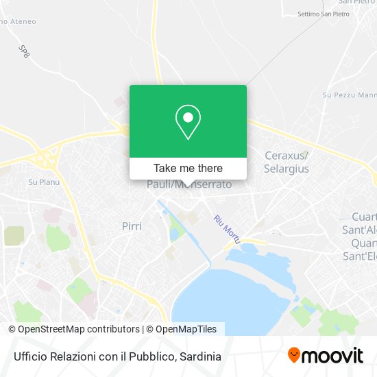 Ufficio Relazioni con il Pubblico map