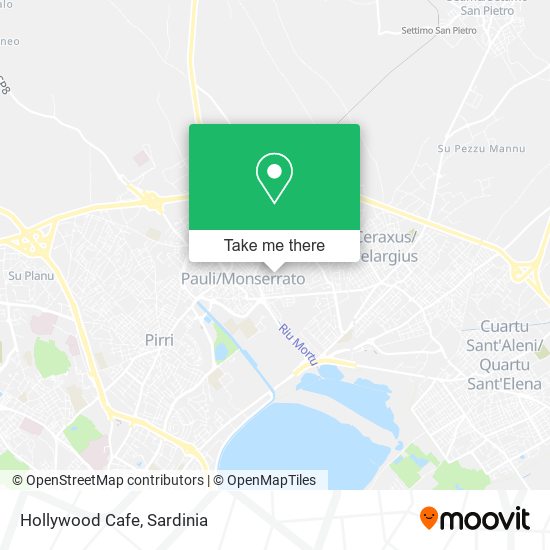 Hollywood Cafe map