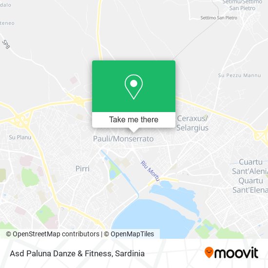 Asd Paluna Danze & Fitness map