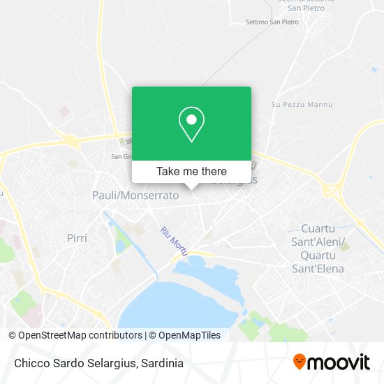 Chicco Sardo Selargius map