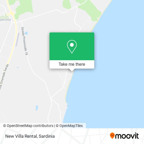 New Villa Rental map