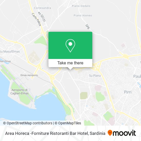 Area Horeca -Forniture Ristoranti Bar Hotel map